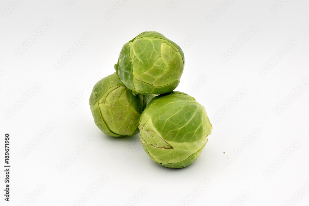 Brussel Sprouts in a Pile Brussel Sprouts in a Pile