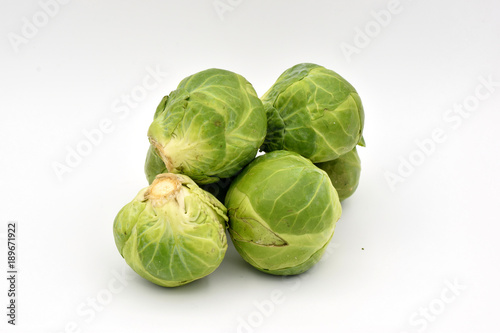 Brussel Sprouts in a Pile