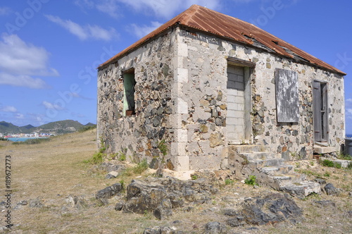 Old House in Fort Amsterdam in St. Maarten