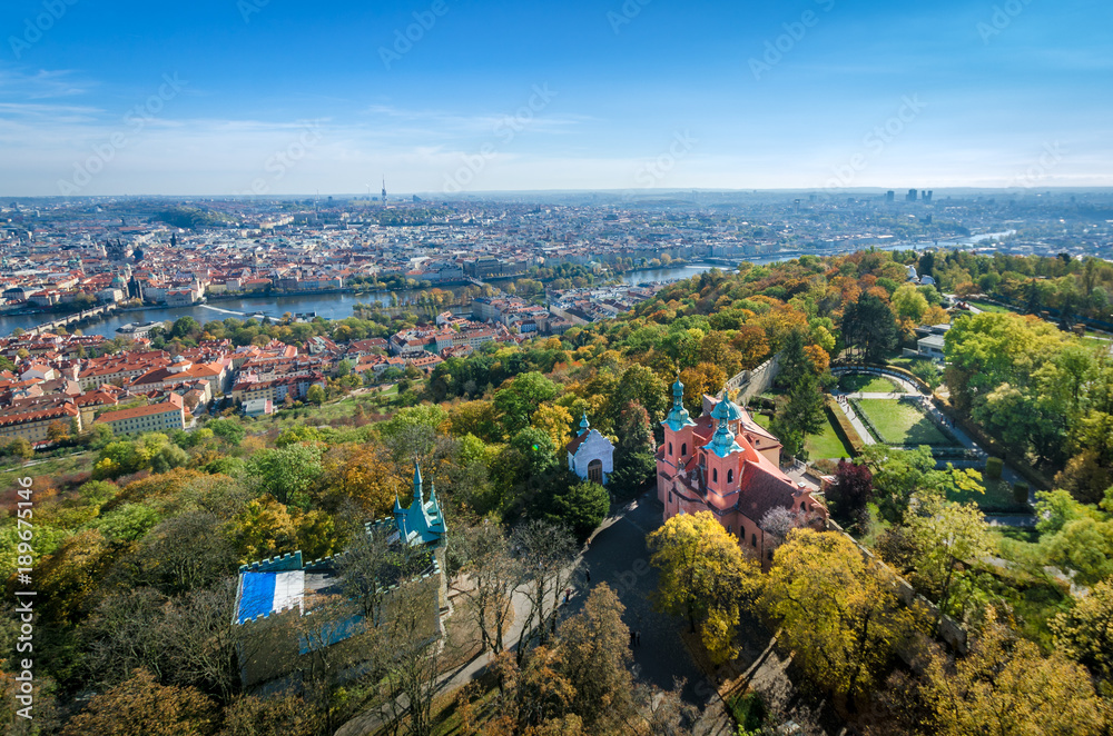Panorama über Prag