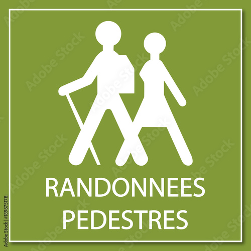 Logo randonnées pédestres.