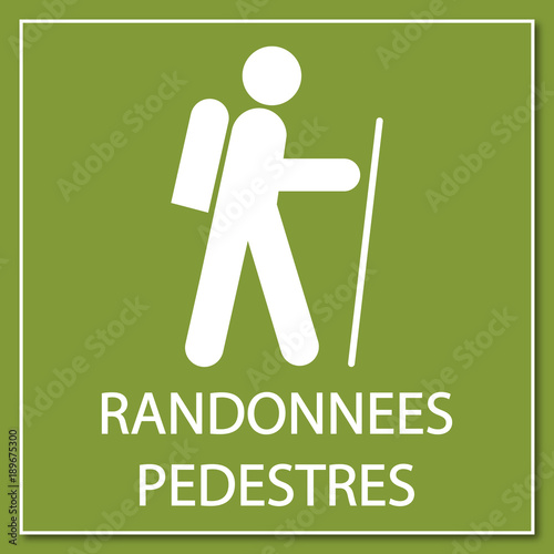 Logo randonnées pédestres.