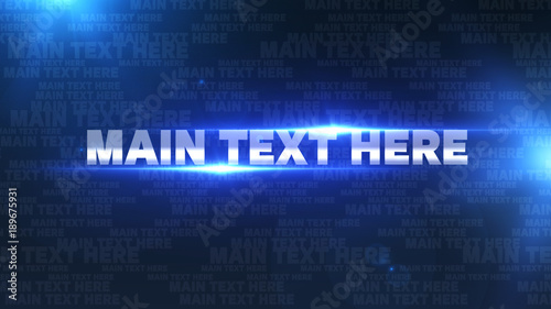 Blue Corporate Title