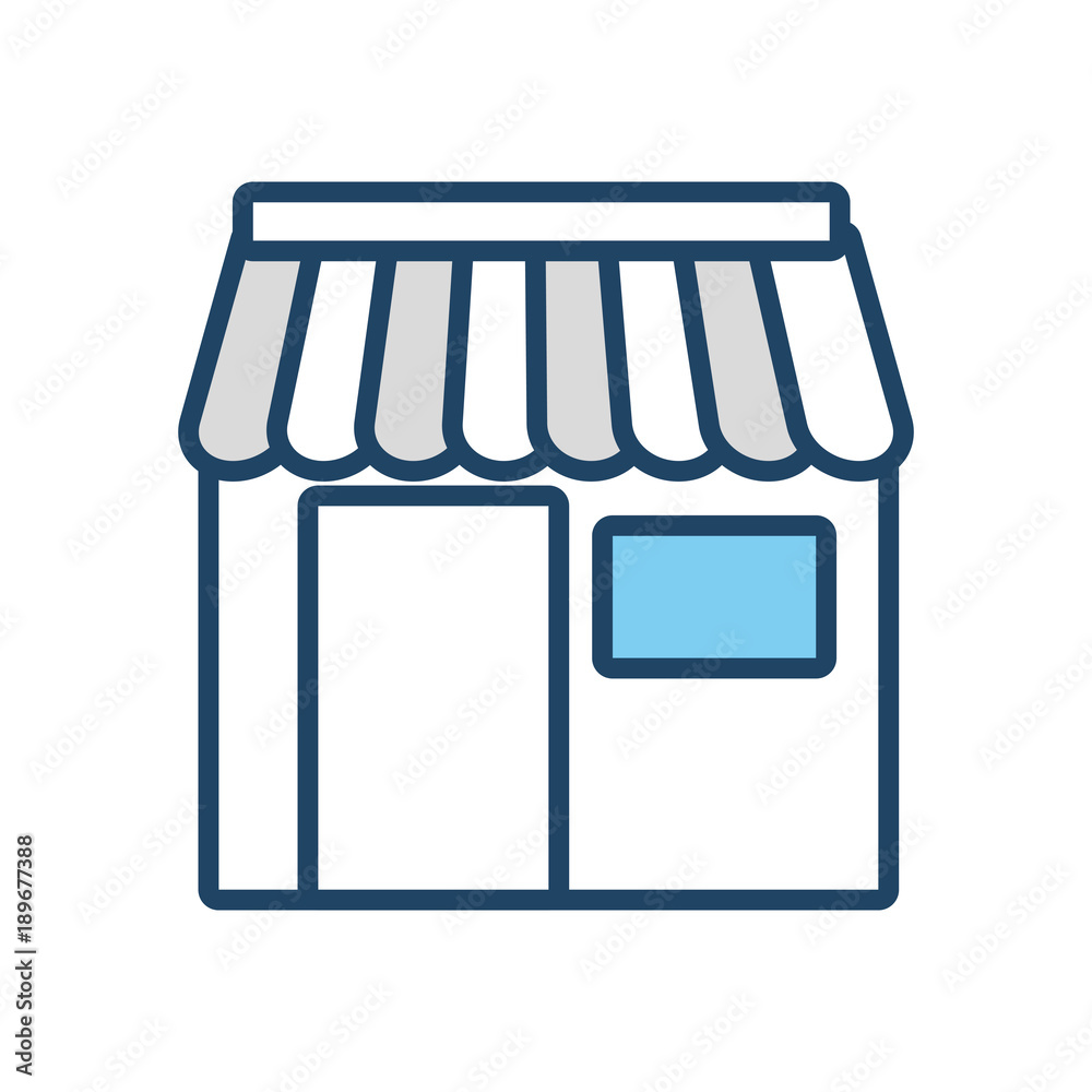 store with awning vector illustration store with awning vector illustration