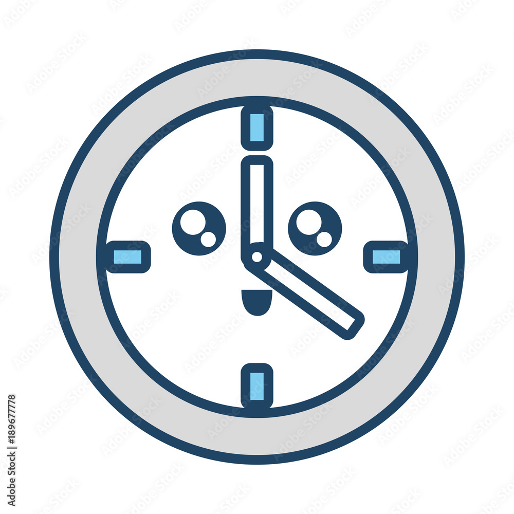 kawaii clock vector illustration kawaii clock vector illustration