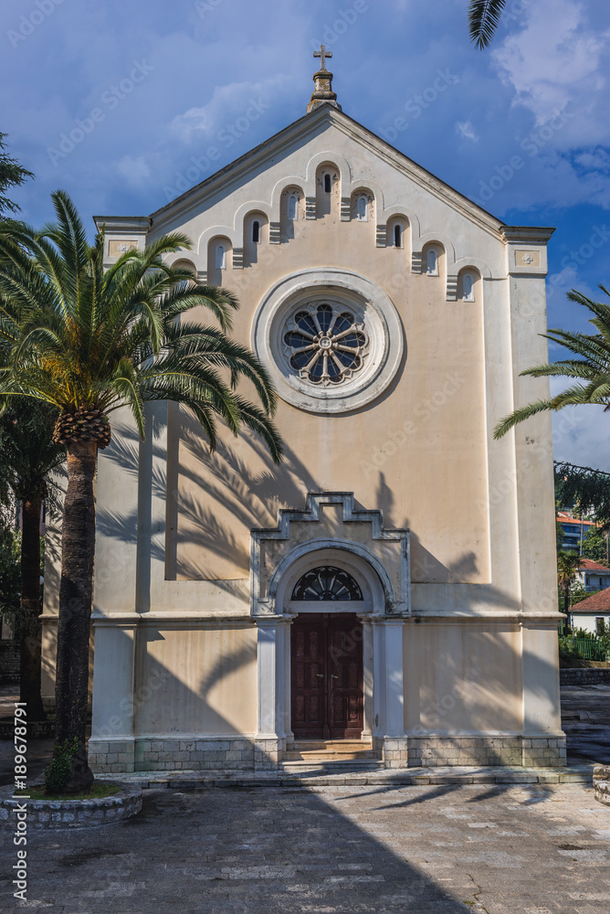 St Jerome Church on the Old Town of Herceg Novi, Montenegro
