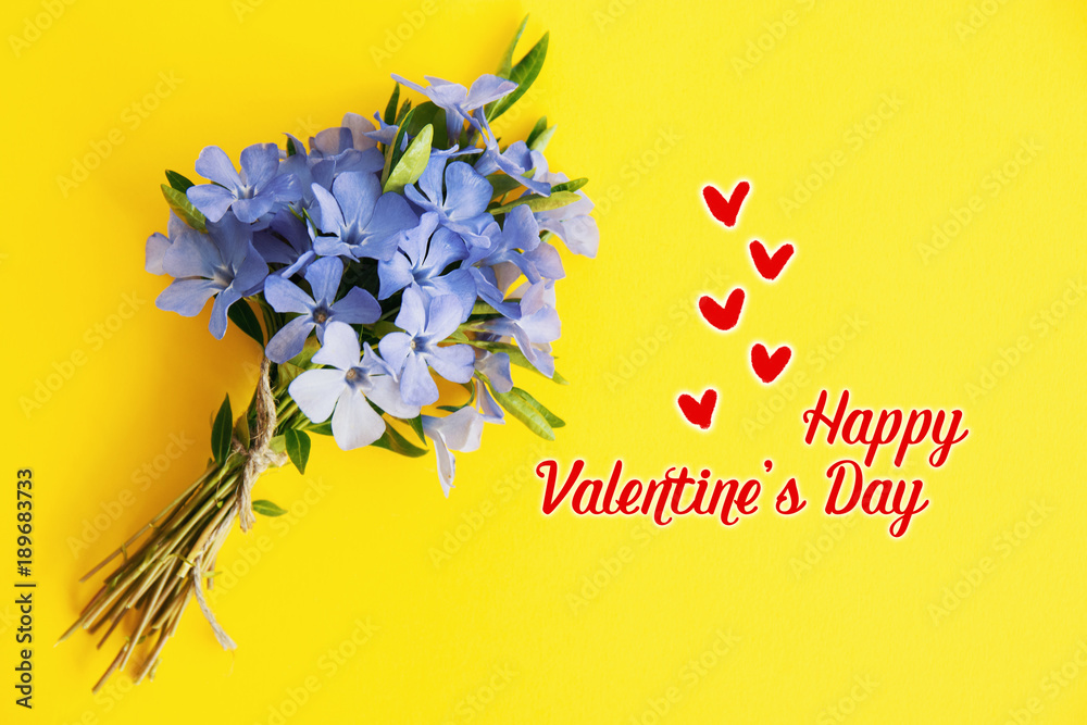 Obraz premium text Happy Valentine's Day card 