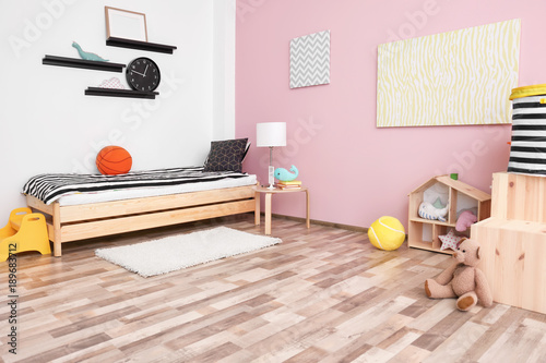 Children room interior with...