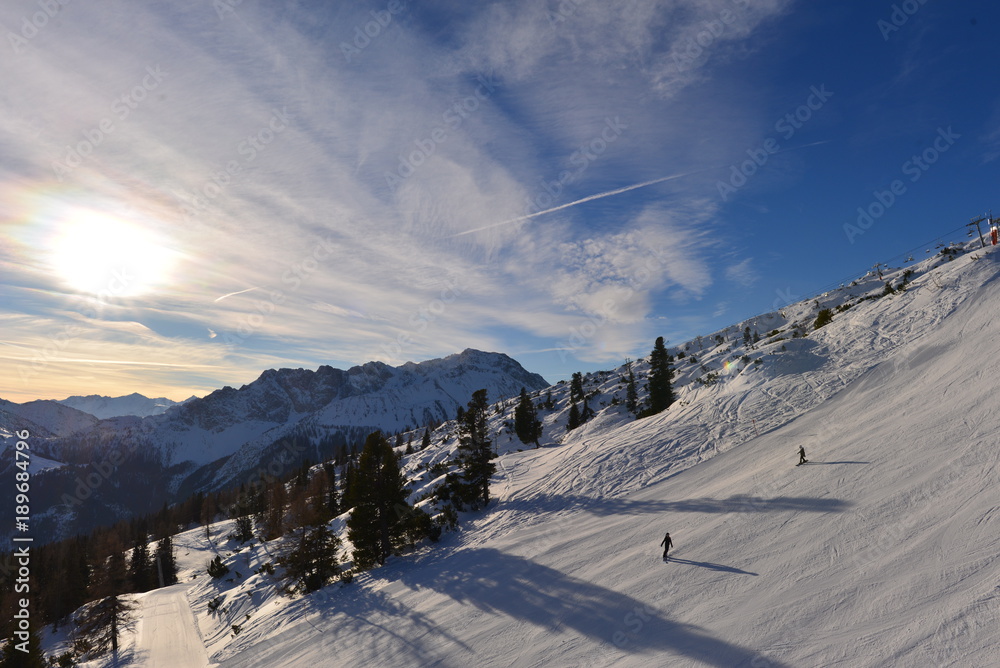 Skigebiet Grubigstein Lermoos - Tirol