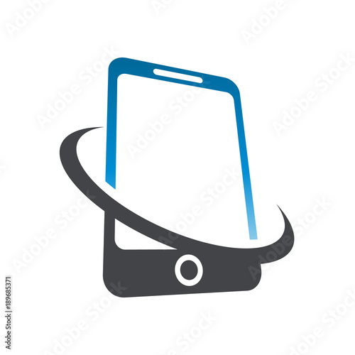 Swoosh Smart Phone Logo icon
