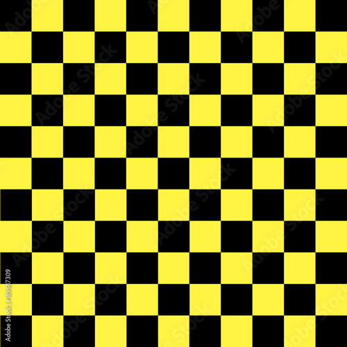 Black and yellow checkered background
