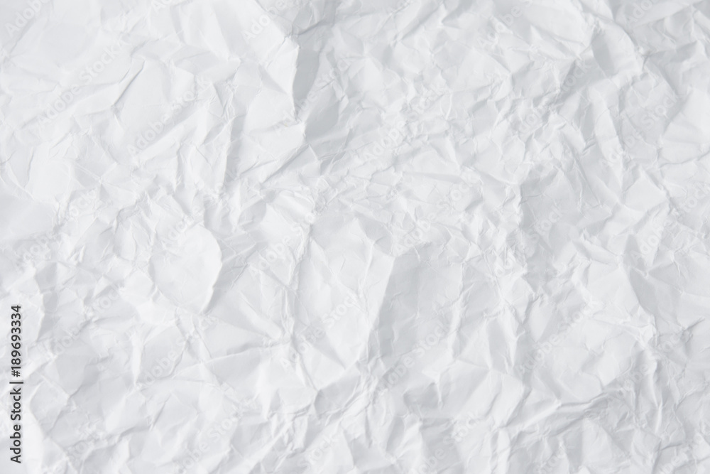 Creased white paper texture  background