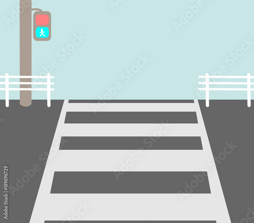 横断歩道　無人