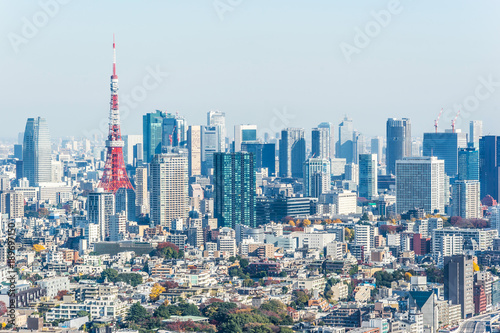 Photography Asia Business concept for real estate and corporate construction - panoramic mod