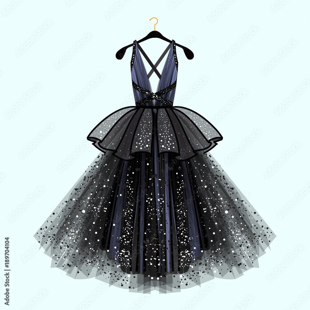 Drawing Formal wear Clothing Illustration, High-end women\'s dress  illustration transparent background PNG clipart | HiClipart