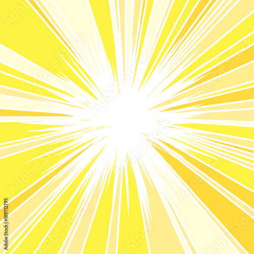Hot and Glittering Summer Sun