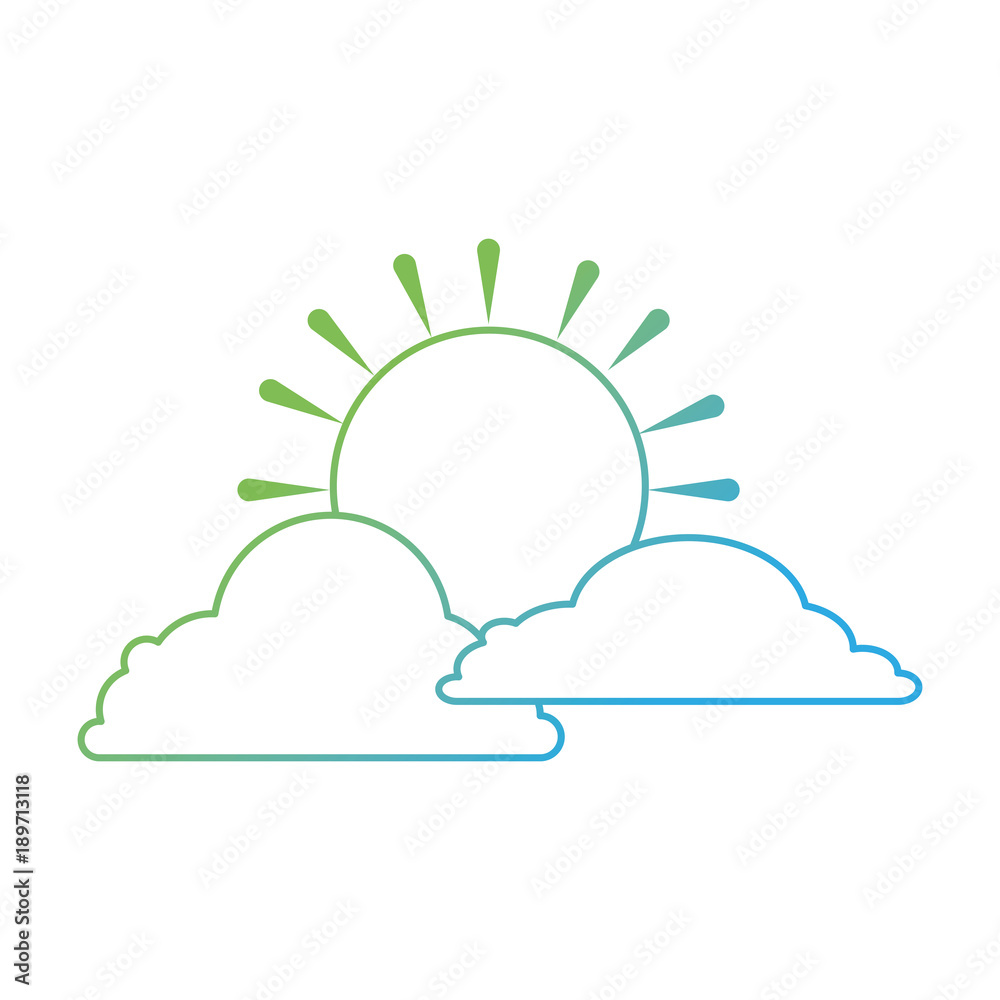 summer sun with clouds summer sun with clouds