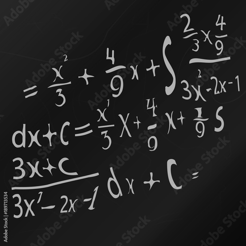 mathematical solution of the problem. vector image. math. geometry.tasks