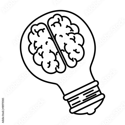 bulb light with brain