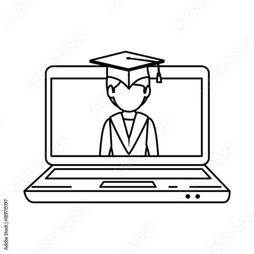 laptop computer with graduated