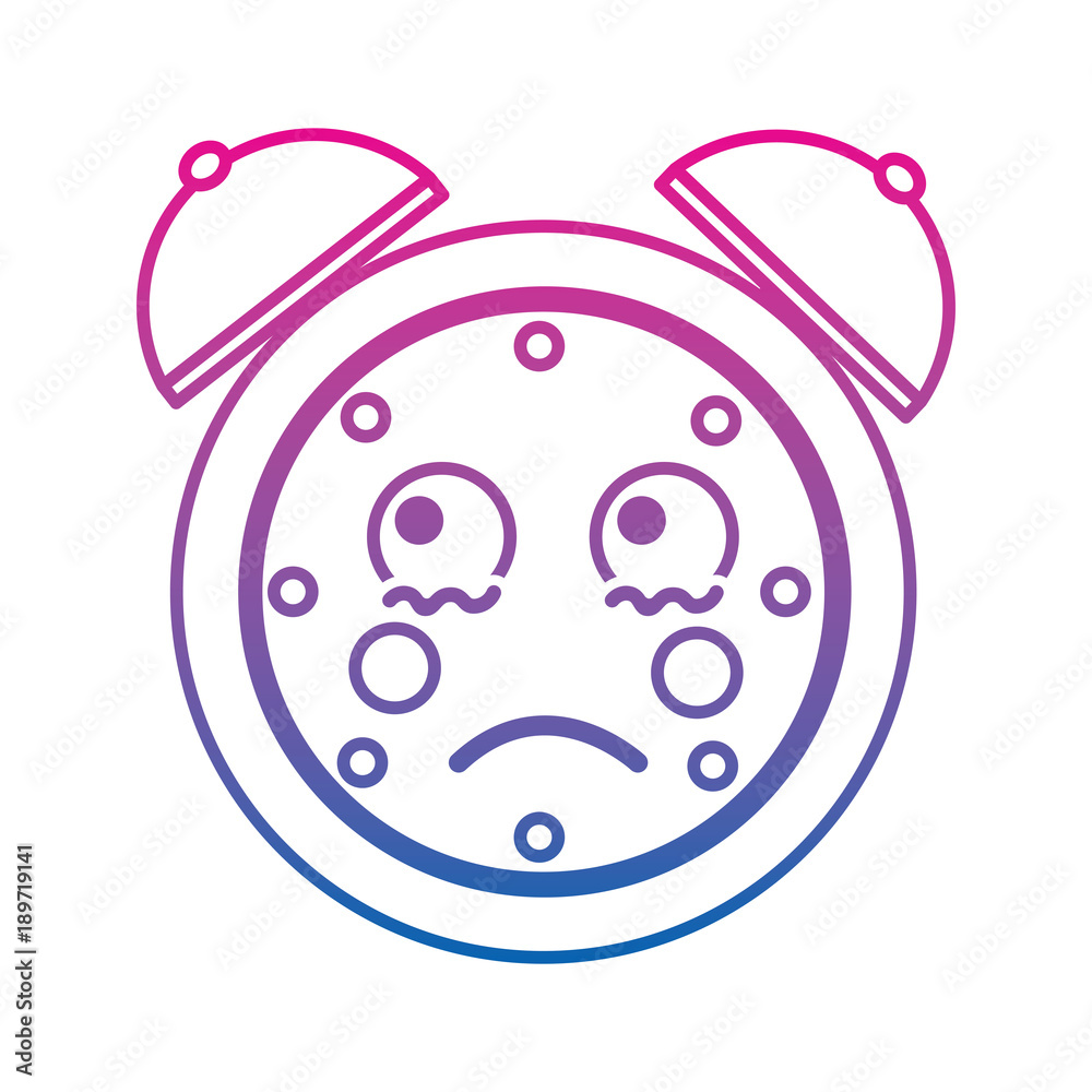 sad clock kawaii icon image vector illustration design sad clock kawaii icon image vector illustration design