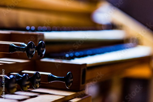Obraz na plátne Orgel und Musik