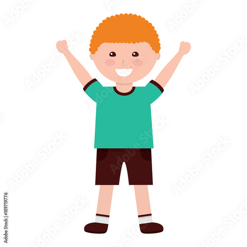 happy boy kid child icon image vector illustration design 