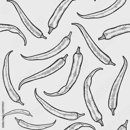 hot chili peppers pattern