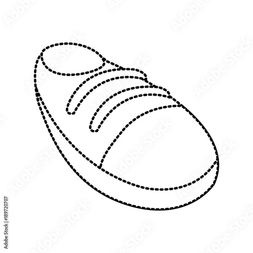Girl shoe cartoon icon vector illustration graphic design