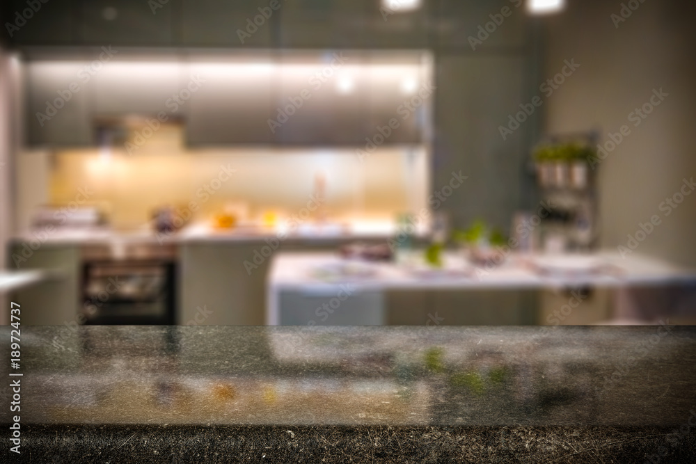Obraz premium desk in kitchen space 