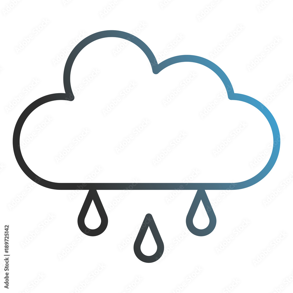 weather cloud rainy icon weather cloud rainy icon