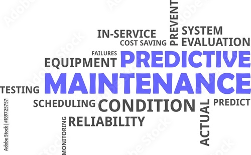 word cloud - predictive maintenance