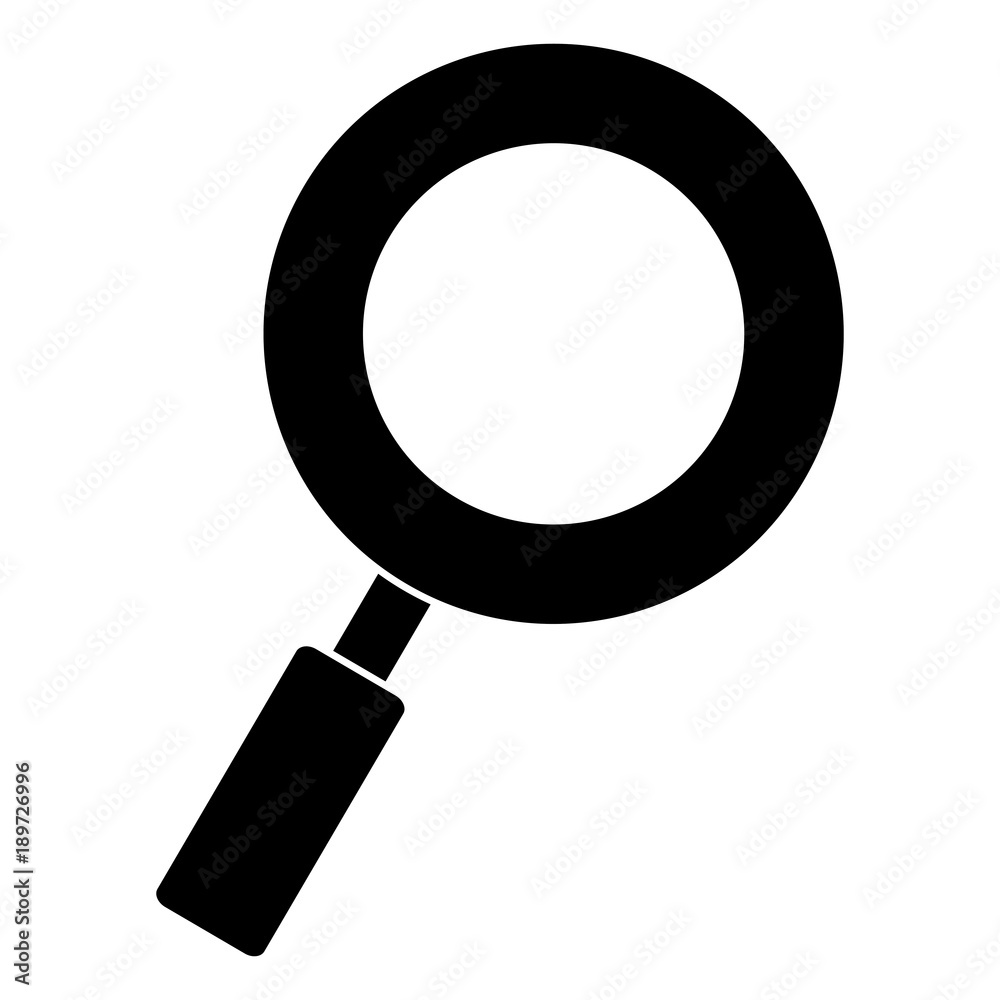 magnifying glass isolated icon