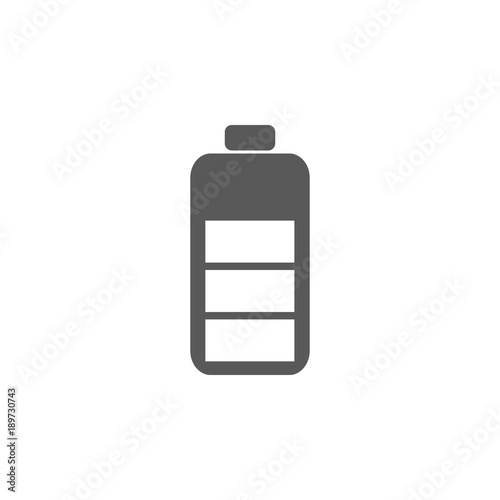 Full battery icon. Battery vector illustration icons.