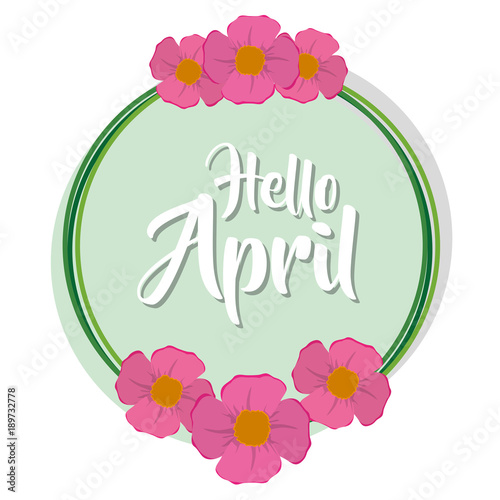 Hello April design