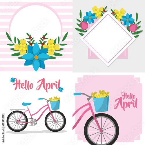 Hello April design