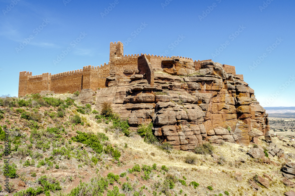 Peracense Castle in Teruel province, Aragon, Spain