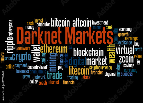 Darknet markets word cloud concept 3