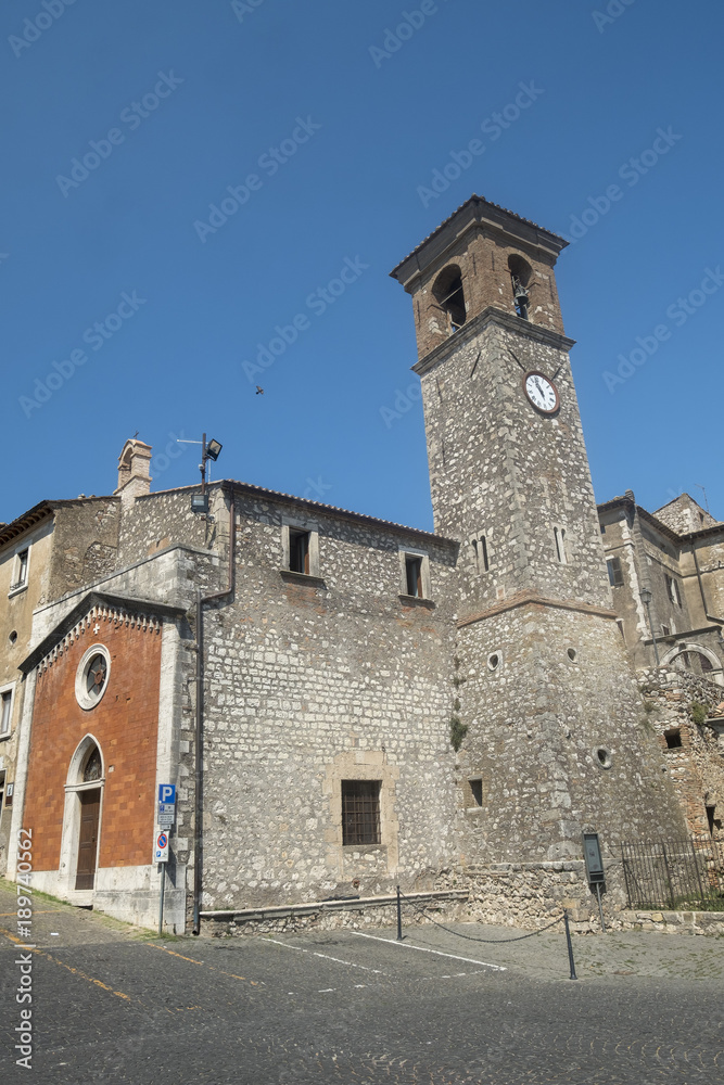 Historic church of Lugnano in Teverina (Umbria, Italy)