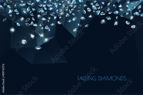 shiny diamonds background photo