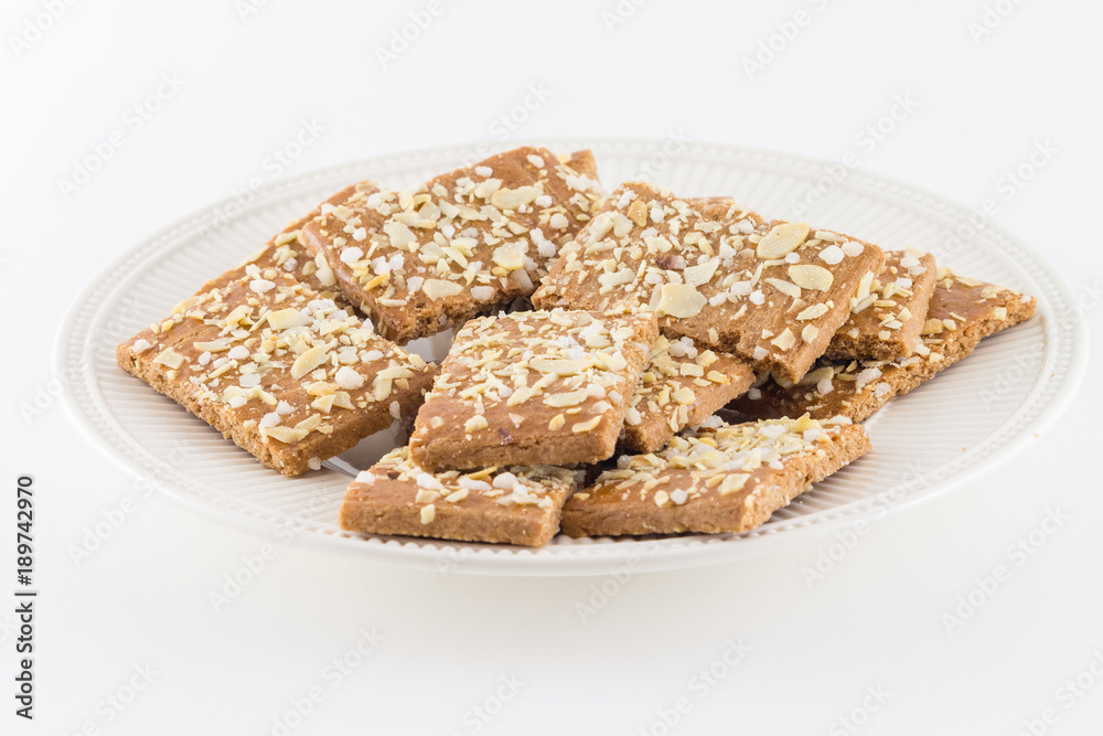 Cookies. Ginger cookies on white background Cookies. Ginger cookies on white background