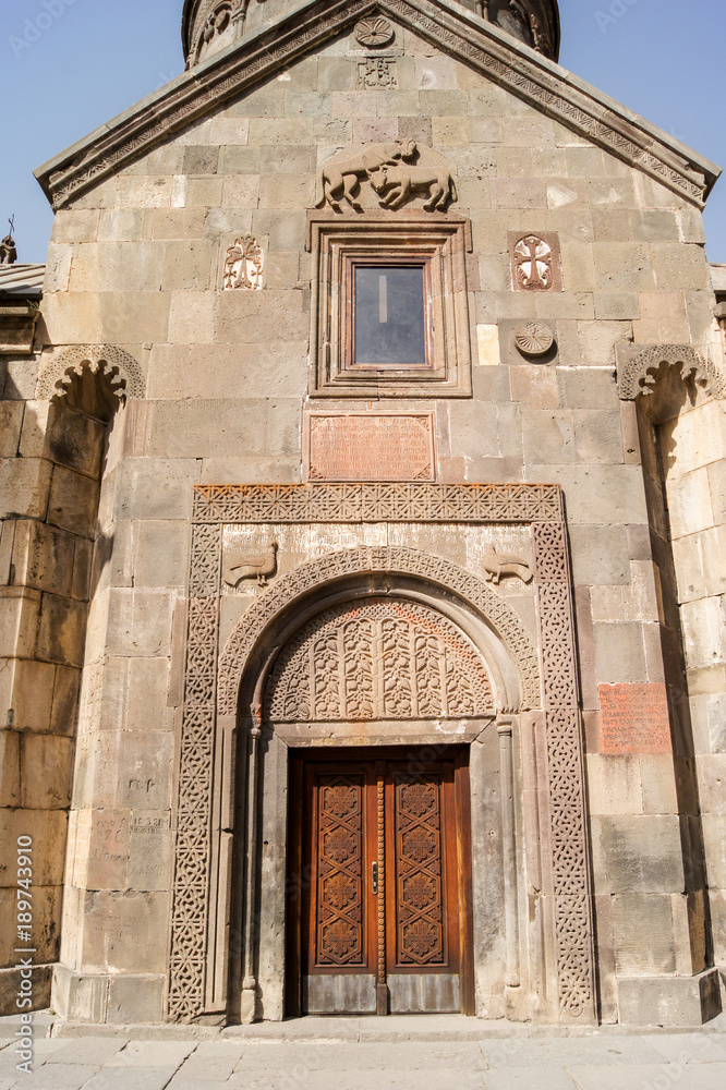 The doors to the monastery.