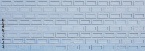 blue brick block wall 