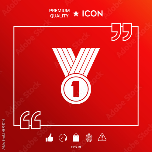 Medal symbol Icon