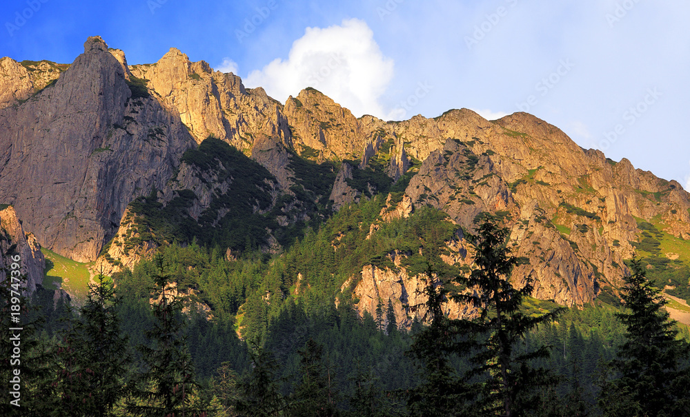 Poland, Tatra Mountains, Zakopane - Koscieliska Valley, Uplazianska Kopa and Zdziary Pisaniarskie peaks