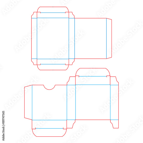 Design box, template for condoms. Vector stamp
