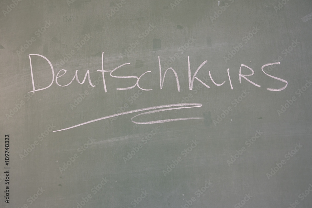 Fototapeta premium Deutschkurs