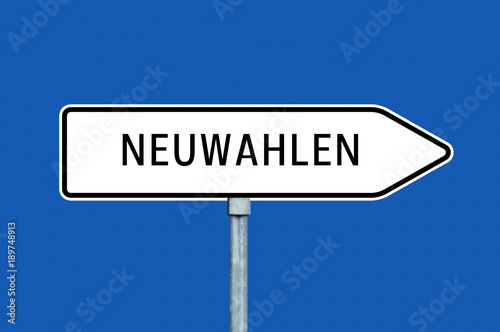 Wegweiser Neuwahlen