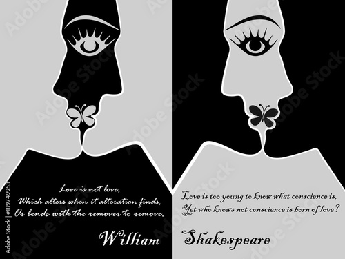 Kiss of Love, vector clip art
