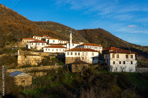 Old village Kotani  in Greek mountains